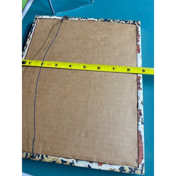 1940's Vintage Family Photograph In Ornate Hand-Painted Gold Wooden Frame - Picture 16 of 16